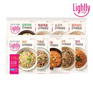 라이틀리 곤약볶음밥 200g 매콤해물 4개 + 참치김치 3개 + 소고기 2개 + 달갈비 2개/총11개 외 선택