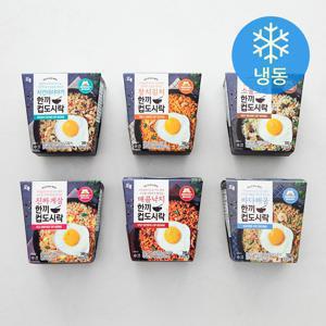 한끼 컵도시락 해물 300g x 6종 (냉동)