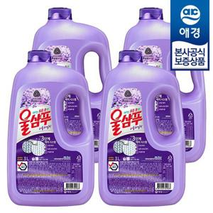 애경울샴푸 퍼플라일락 3L x4개