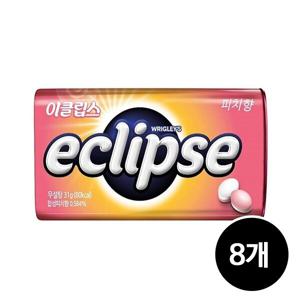 이클립스 피치향 캔디 34g 8개