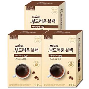 맥심 부드러운 블랙커피 아라비카 100Tx3개 : 당일발송