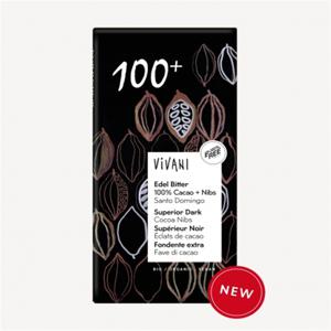 Vivani 비바니 카카오 100% 다크 초콜릿 80g