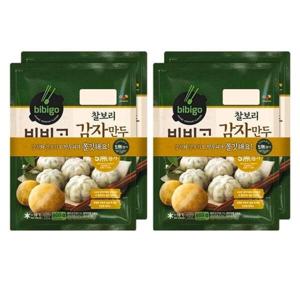 CJ 비비고 찰보리 감자만두 600g 4개