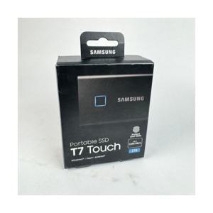 삼성 SAMSUNG 세금포함 정품 T7 터치 2TB 휴대용 외장형 SSD 솔리드 스테이트 드라이브세금포함 - 블랙 (MU