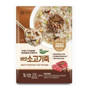 아워홈 바로 버섯소고기죽 270g 10개