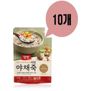 동원 (파우치) 양반 버섯 야채죽 420g x10개