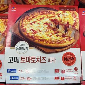 CJ 고메 토마토 치즈 피자 345g