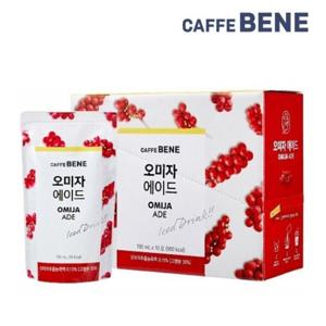 카페베네 오미자에이드 파우치음료 190ml x 10개