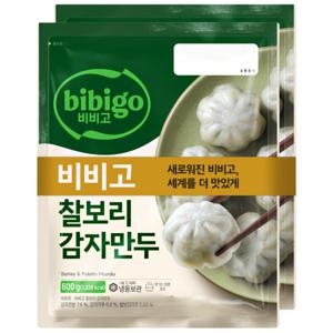 비비고 찰보리 감자만두 600g x 2개