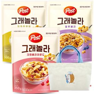 포스트 그래놀라 크랜베리 350g+블루베리 310g+카카오호두 300g +사은품랜덤1개증정