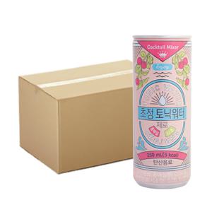 초정토닉워터 제로 홍매실시소 250ml x 30캔 제로칼로리