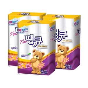 휴지/뉴땡큐화장지 3겹 30롤 x 3팩 16m