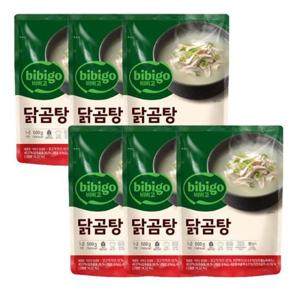 CJ제일제당 비비고 닭곰탕 500g 6봉/