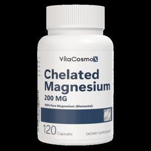 블루보넷 킬레이트 마그네슘 120베지캡슐 VitaCosmoX 알비온 Chealted Magnesium 200mg