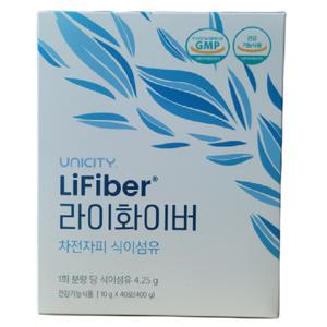 유니시티 라이화이버 차전자피 식이섬유(10gx40입) 400g - 아네마음 라이화이버