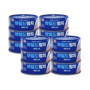 사조 참치 통조림 마일드 안심따개 135g x 12개