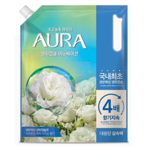 LG AURA 아우라 생화캡슐 프레시 릴리 리필팩 2.3L