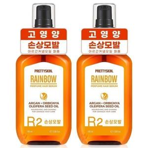 레인보우 퍼퓸 헤어 세럼 에센스 극손상용  100ml 2개