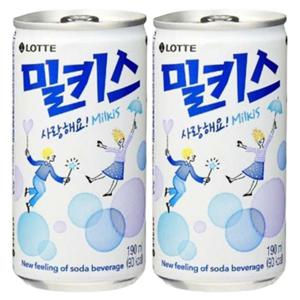 롯데칠성 탄산 Milkis 밀키스 190ml 30개