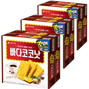 롯데제과 빠다코코낫 비스킷 300g x 6개(900g) 과자 간식 프랑스산 버터 무료배송