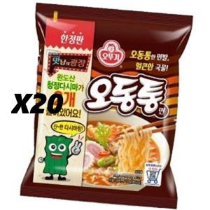 오뚜기 오동통면120g  한정판 x20개 /