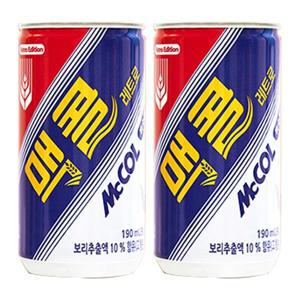 일화 맥콜 (소캔) 190ml x 60캔 탄산음료