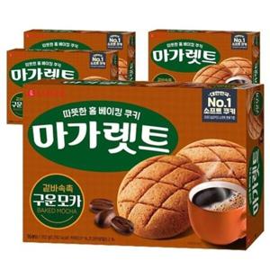 롯데제과 마가렛트 구운모카 대 352g 4개