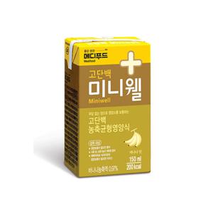 메디푸드 고단백 미니웰 바나나맛 150ml 48팩 환자식