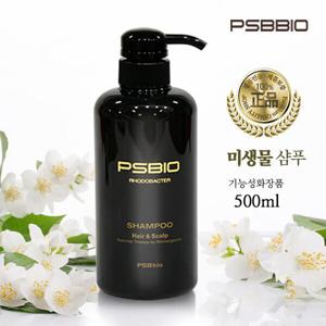 정품 PSBIO 미생물 샴푸 500ml 탈모증상완화 두피케어