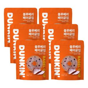 던킨도너츠 블루베리 베이글칩 60g X 6봉