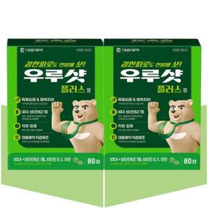 대웅제약 우루샷 피로회복 UDCA 30mg 우르샷 80정X2박스