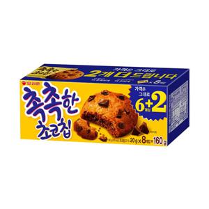 비스킷 오리온 촉촉한 초코칩 160g/간식