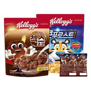 시리얼 콘푸로스트 600g + 첵스초코 570g + 증정 40g x 2개