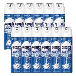 해피홈 에어로솔 수성 무향 500ml x12