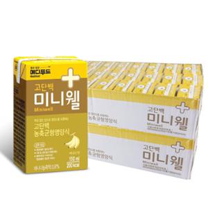 메디푸드 고단백 미니웰 바나나맛 150ml 48개