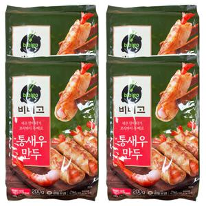 비비고 통새우만두 200g 4세트