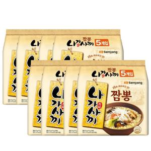 삼양 나가사끼짬뽕 40입 1박스 (5입 x 8개) /멀티팩