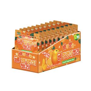 바삭탱귤 귤 말랭이 젤리 40g 10개입 얼려먹는 젤리