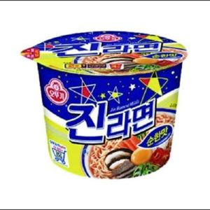 오뚜기 진라면 순한맛 큰컵 컵라면 110g 12개