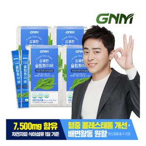 차전자피 식이섬유 1일 7 500mg 상쾌한 슬림화이바 4박스 (총 120포)