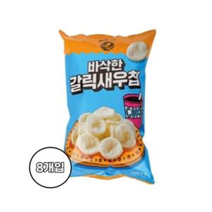 NO브랜드 바삭한 갈릭새우칩 155g x 8개입 구운갈릭 시즈닝