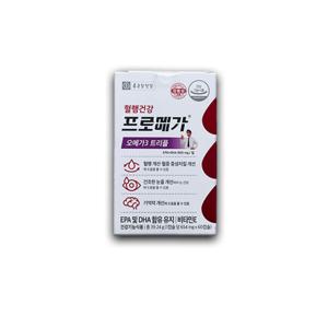 종근당건강 프로메가 오메가3 트리플 장용성 캡슐 654mg x 60캡슐 6개 -고래