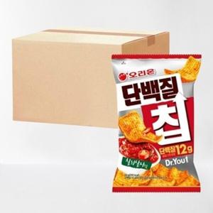 오리온 닥터유 단백질칩 칠리살사맛 60g x12입