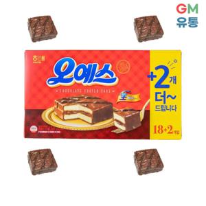 해태 오예스 대용량 540g 18개 회사간식 탕비실간식 대용량간식 박스과자