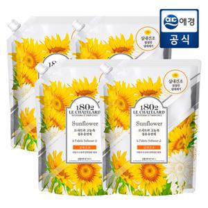 르샤트라 실내건조 고농축 섬유유연제 선플라워 1.6L x 4개