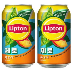 립톤 아이스티 제로슈가 복숭아 355ml x 24캔