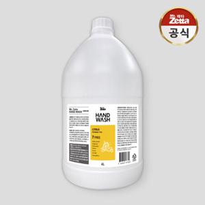 미스터제타 포밍 핸드워시 시트러스 4L 리필 x 1EA 대용량 거품비누 항균비누 핸드솝 손세정제