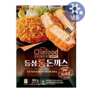 롯데 쉐푸드 등심 통 돈까스 300g/냉동 개별포장