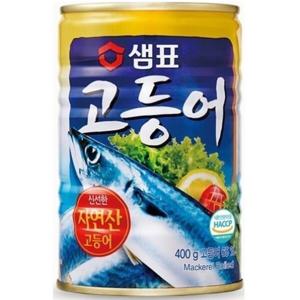 샘표 통조림캔 고등어 원터치 400g x6개 한끼뚝딱