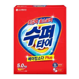 수퍼타이 카톤 5kg 세탁세제 가루세제 가루비누 빨래